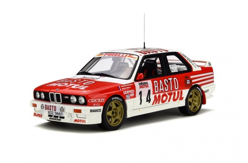 Otto Mobile 1/18 BMW M3 E30 Rally Tour de Corse 1989